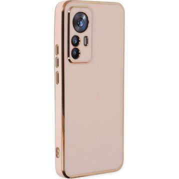 Microsonic Xiaomi Mi 12T Pro Olive Plated Pembe Kılıf