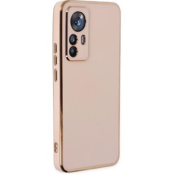 Microsonic Xiaomi Mi 12T Pro Olive Plated Pembe Kılıf