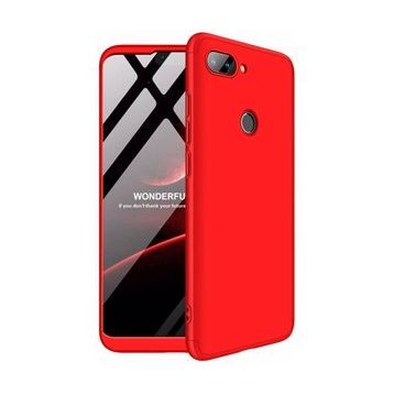 Microsonic Xiaomi Mi 8 Double Dip 360 Protective Kırmızı Kılıf