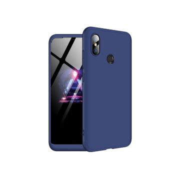 Microsonic Xiaomi Mi 8 Double Dip 360 Protective Lacivert Kılıf