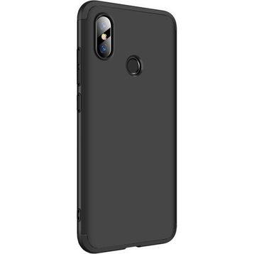 Microsonic Xiaomi Mi 8 Double Dip 360 Protective Siyah Kılıf