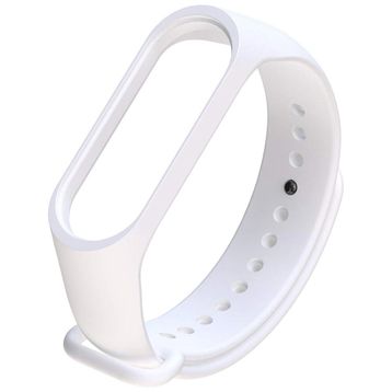 Microsonic Xiaomi Mi Band 6 Silikon Beyaz Kordon