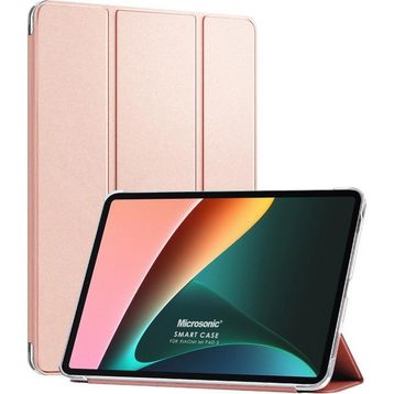 Microsonic Xiaomi Pad 6 Smart Case ve Arka Rose Gold Kılıf