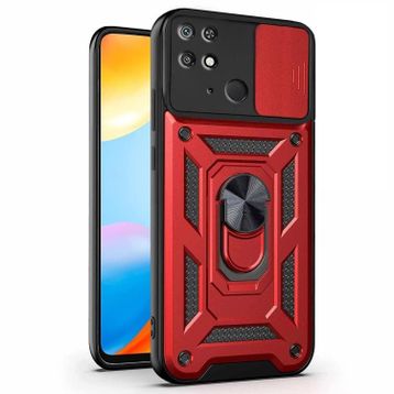 Microsonic Xiaomi Poco C40 Impact Resistant Kırmızı Kılıf