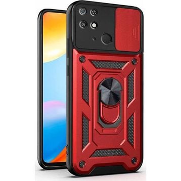 Microsonic Xiaomi Poco C40 Impact Resistant Kırmızı Kılıf