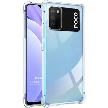 Microsonic Xiaomi Poco M3 Shock Absorbing Şeffaf Kılıf