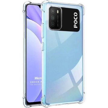 Microsonic Xiaomi Poco M3 Shock Absorbing Şeffaf Kılıf