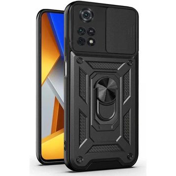 Microsonic Xiaomi Poco M4 Pro 4G Impact Resistant Siyah Kılıf