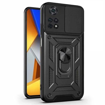 Microsonic Xiaomi Poco M4 Pro 4G Impact Resistant Siyah Kılıf