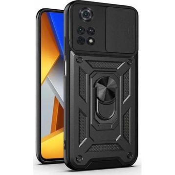 Microsonic Xiaomi Poco M4 Pro 4G Impact Resistant Siyah Kılıf
