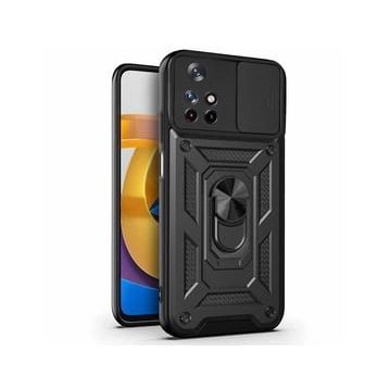 Microsonic Xiaomi Poco M4 Pro Impact Resistant Siyah Kılıf