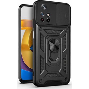 Microsonic Xiaomi Poco M4 Pro Impact Resistant Siyah Kılıf