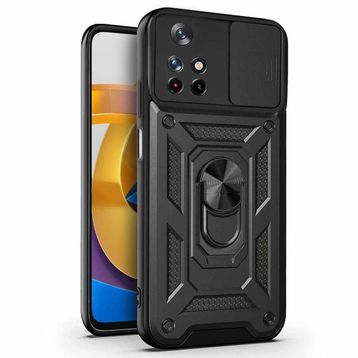 Microsonic Xiaomi Poco M4 Pro Impact Resistant Siyah Kılıf