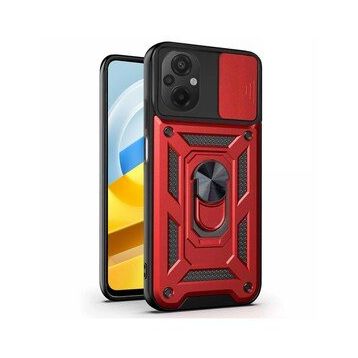 Microsonic Xiaomi Poco M5 Impact Resistant Kırmızı Kılıf