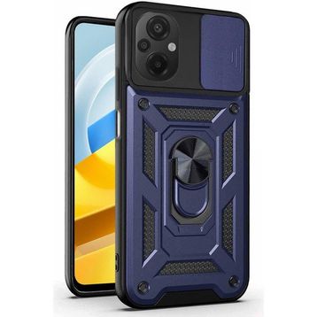 Microsonic Xiaomi Poco M5 Impact Resistant Lacivert Kılıf
