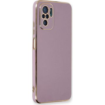 Microsonic Xiaomi Poco M5s Olive Plated Lila Kılıf