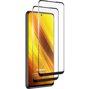 Microsonic Xiaomi Poco X3 Pro Uyumlu Crystal Seramik Nano 2x Siyah Ekran Koruyucu