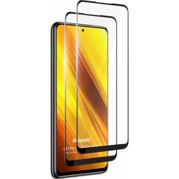 Microsonic Xiaomi Poco X3 Pro Uyumlu Crystal Seramik Nano 2x Siyah Ekran Koruyucu