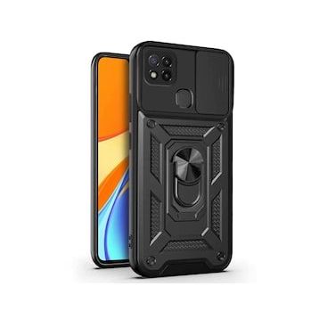 Microsonic Xiaomi Redmi 10A Impact Resistant Siyah Kılıf