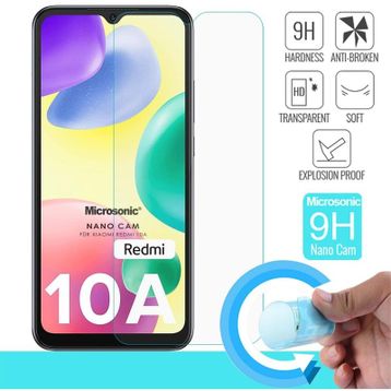 Microsonic Xiaomi Redmi 10A Nano Glass Cam Ekran Koruyucu