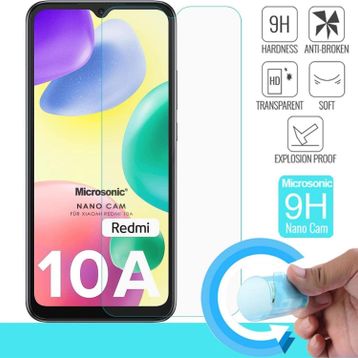 Microsonic Xiaomi Redmi 10A Nano Glass Cam Ekran Koruyucu
