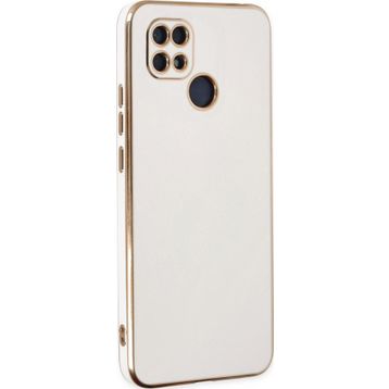 Microsonic Xiaomi Redmi 10A Olive Plated Beyaz Kılıf