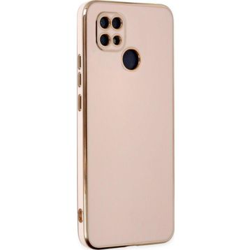 Microsonic Xiaomi Redmi 10A Olive Plated Pembe Kılıf
