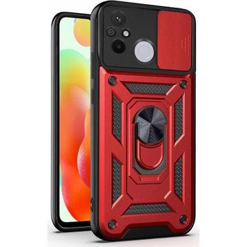 Microsonic Xiaomi Redmi 12C Impact Resistant Kırmızı Kılıf