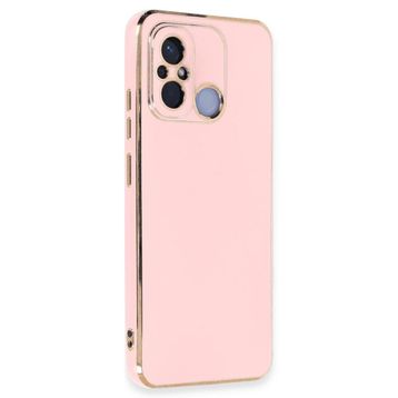 Microsonic Xiaomi Redmi 12C Olive Plated Pembe Kılıf