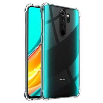 Microsonic Xiaomi Redmi 9 Shock Absorbing Şeffaf Cep Telefonu Kılıfı