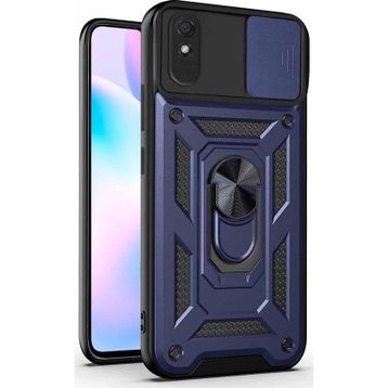 Microsonic Xiaomi Redmi 9A Impact Resistant Lacivert Kılıf