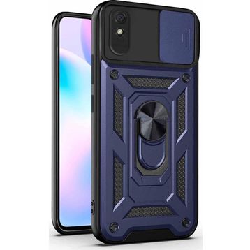 Microsonic Xiaomi Redmi 9A Impact Resistant Lacivert Kılıf