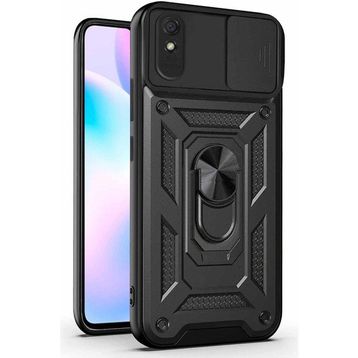 Microsonic Xiaomi Redmi 9A Impact Resistant Siyah Kılıf