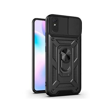 Microsonic Xiaomi Redmi 9A Impact Resistant Siyah Kılıf