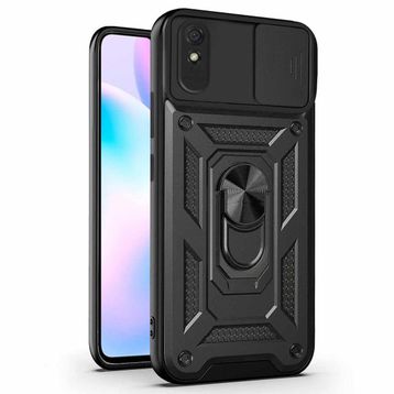 Microsonic Xiaomi Redmi 9A Impact Resistant Siyah Kılıf