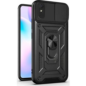 Microsonic Xiaomi Redmi 9A Impact Resistant Siyah Kılıf