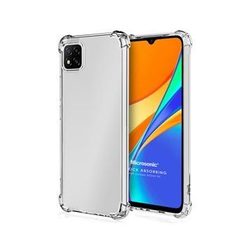 Microsonic Xiaomi Redmi 9C Shock Absorbing Şeffaf Cep Telefonu Kılıfı