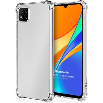 Microsonic Xiaomi Redmi 9C Shock Absorbing Şeffaf Cep Telefonu Kılıfı