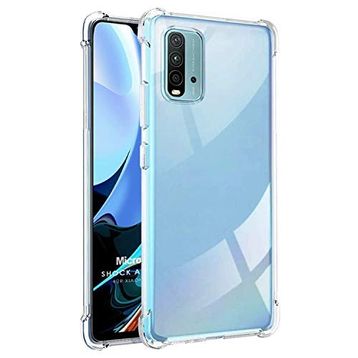 Microsonic Xiaomi Redmi 9T Shock Absorbing Şeffaf Cep Telefonu Kılıfı