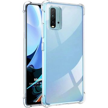 Microsonic Xiaomi Redmi 9T Shock Absorbing Şeffaf Cep Telefonu Kılıfı