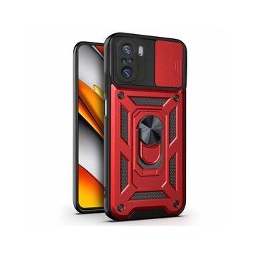 Microsonic Xiaomi Redmi K40 Impact Resistant Kırmızı Kılıf