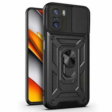 Microsonic Xiaomi Redmi K40 Impact Resistant Siyah Kılıf