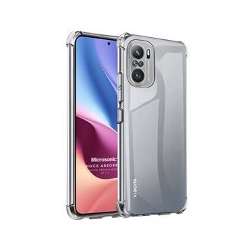 Microsonic Xiaomi Redmi K40 Shock Absorbing Şeffaf Cep Telefonu Kılıfı