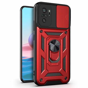 Microsonic Xiaomi Redmi Note 10 Impact Resistant Kırmızı Kılıf