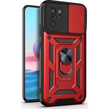 Microsonic Xiaomi Redmi Note 10 Impact Resistant Kırmızı Kılıf