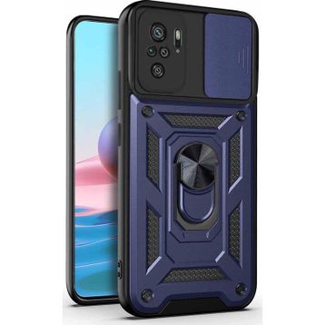 Microsonic Xiaomi Redmi Note 10 Impact Resistant Lacivert Kılıf