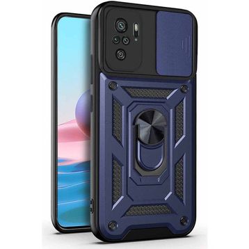Microsonic Xiaomi Redmi Note 10 Impact Resistant Lacivert Kılıf