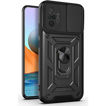 Microsonic Xiaomi Redmi Note 10 Pro Max Impact Resistant Siyah Kılıf