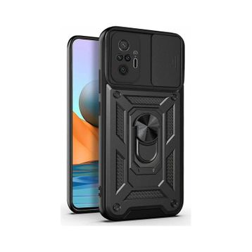 Microsonic Xiaomi Redmi Note 10 Pro Max Impact Resistant Siyah Kılıf