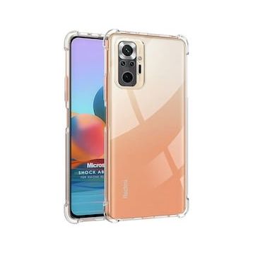 Microsonic Xiaomi Redmi Note 10 Pro Max Shock Absorbing Şeffaf Cep Telefonu Kılıfı